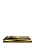 Gucci Gold Leather Romy Clutch