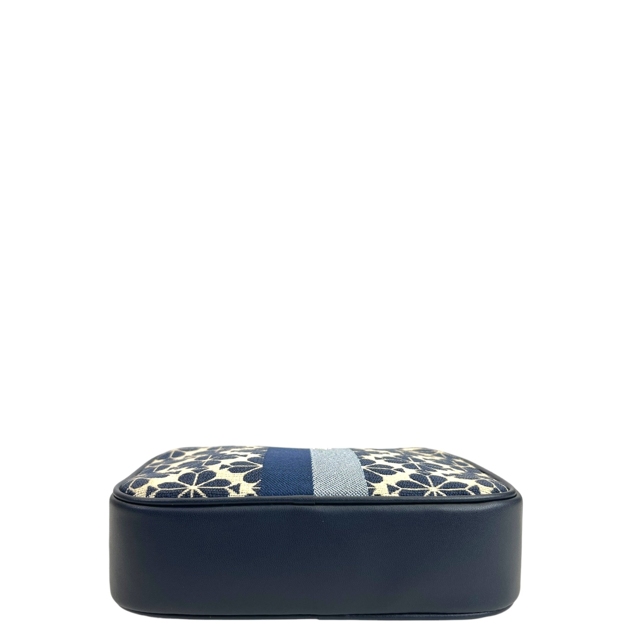 Kate Spade Spade Mini Camera Bag Blue Flower Jacquard