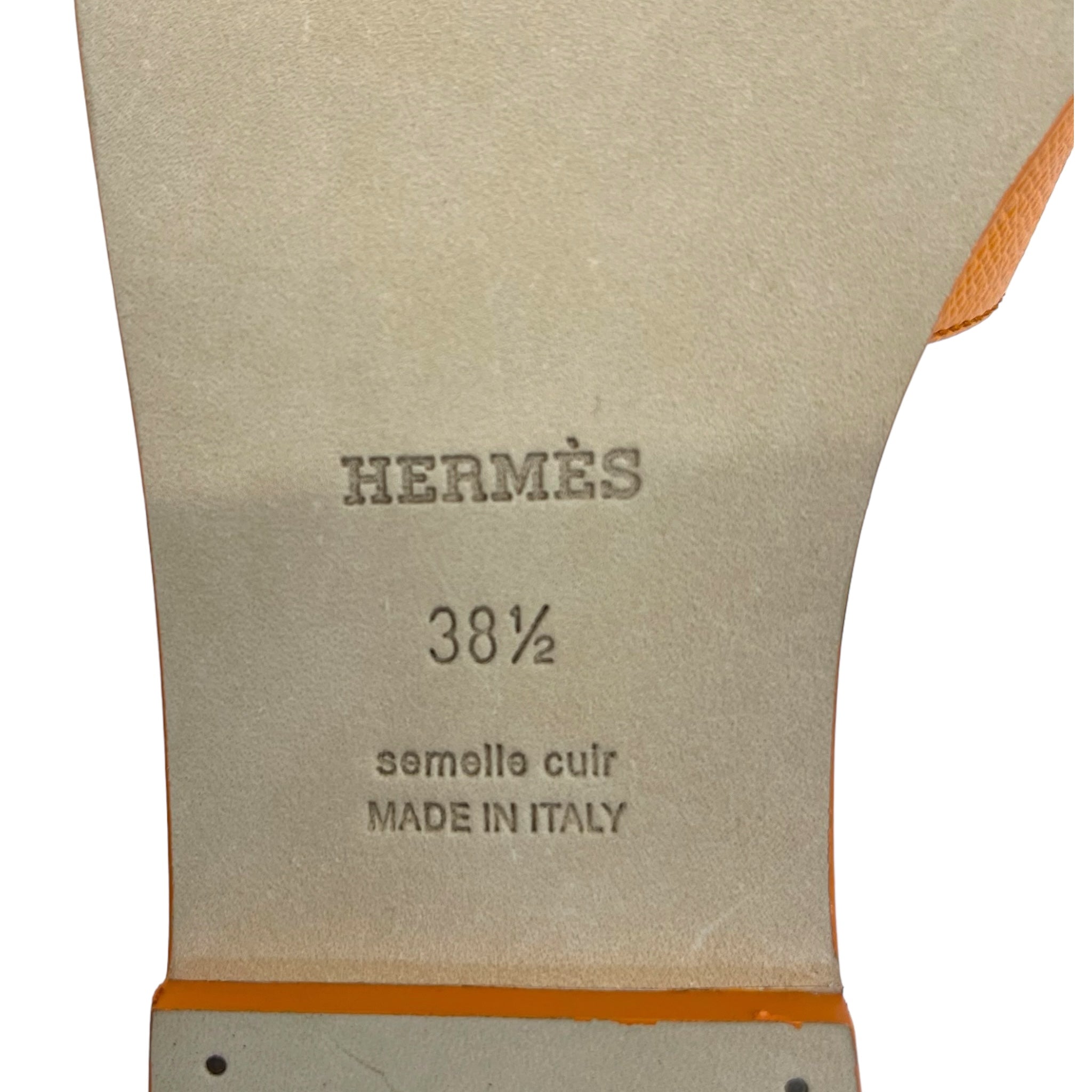 Hermes Oran Sandals Size EU 38.5