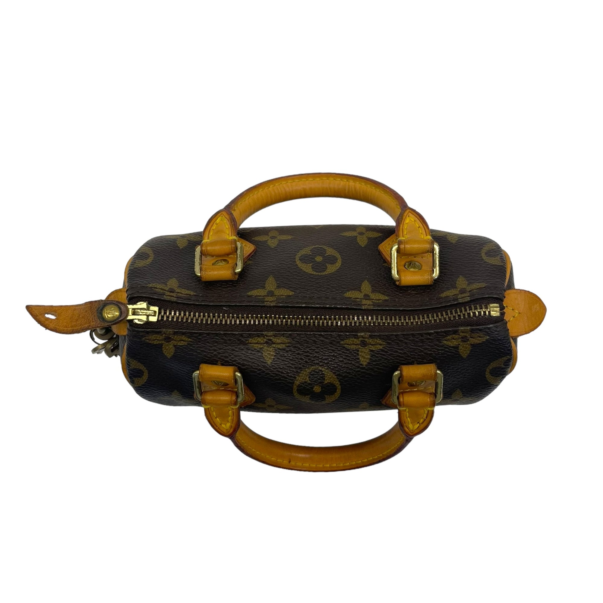 Louis Vuitton Monogram Canvas Nano Speedy Bandouliere Bag