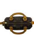 Louis Vuitton Monogram Canvas Nano Speedy Bandouliere Bag