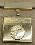 Versace Collection Leather Top Handle Bag