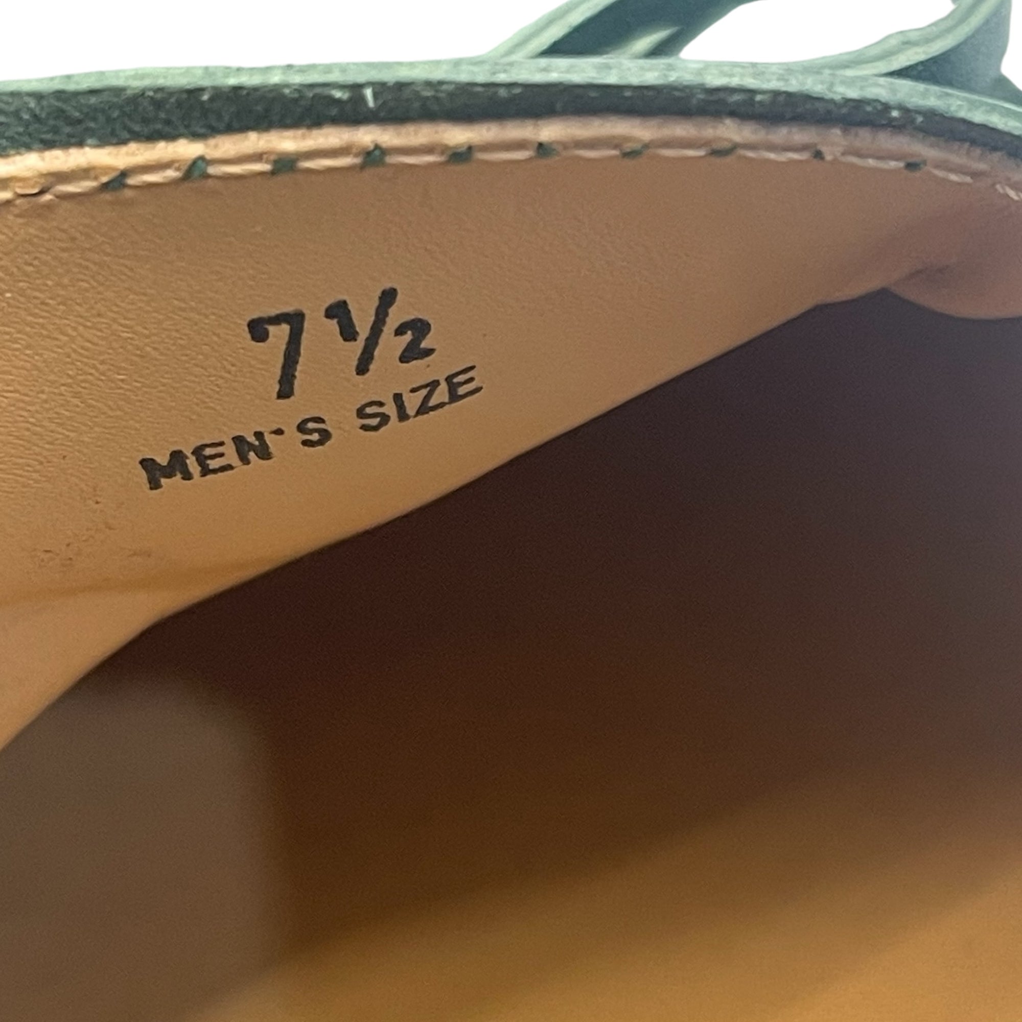 Tod's Green Leather Gommino Slip On Loafers Size EU 40