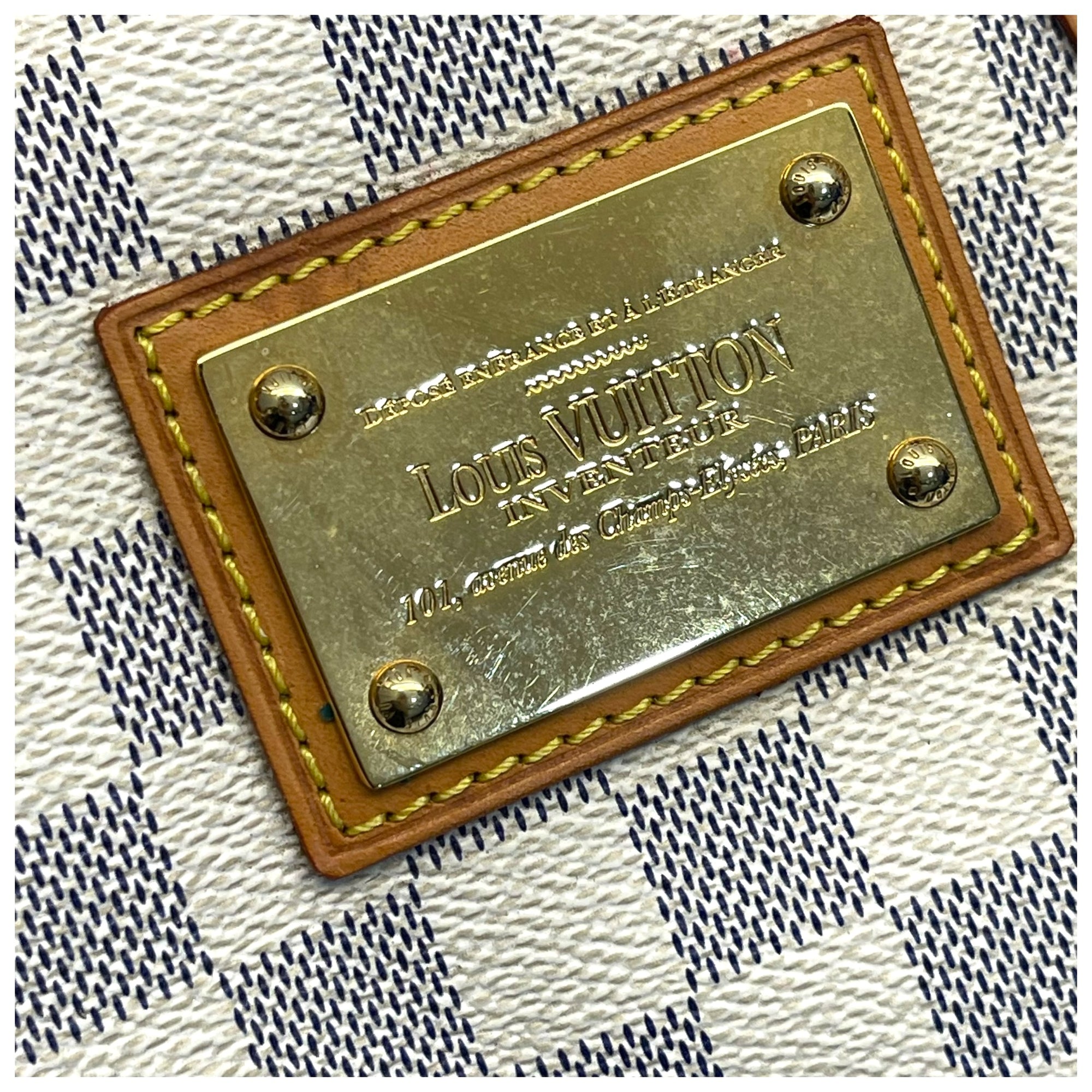 Louis Vuitton Damier Azur Canvas Hampstead PM Bag