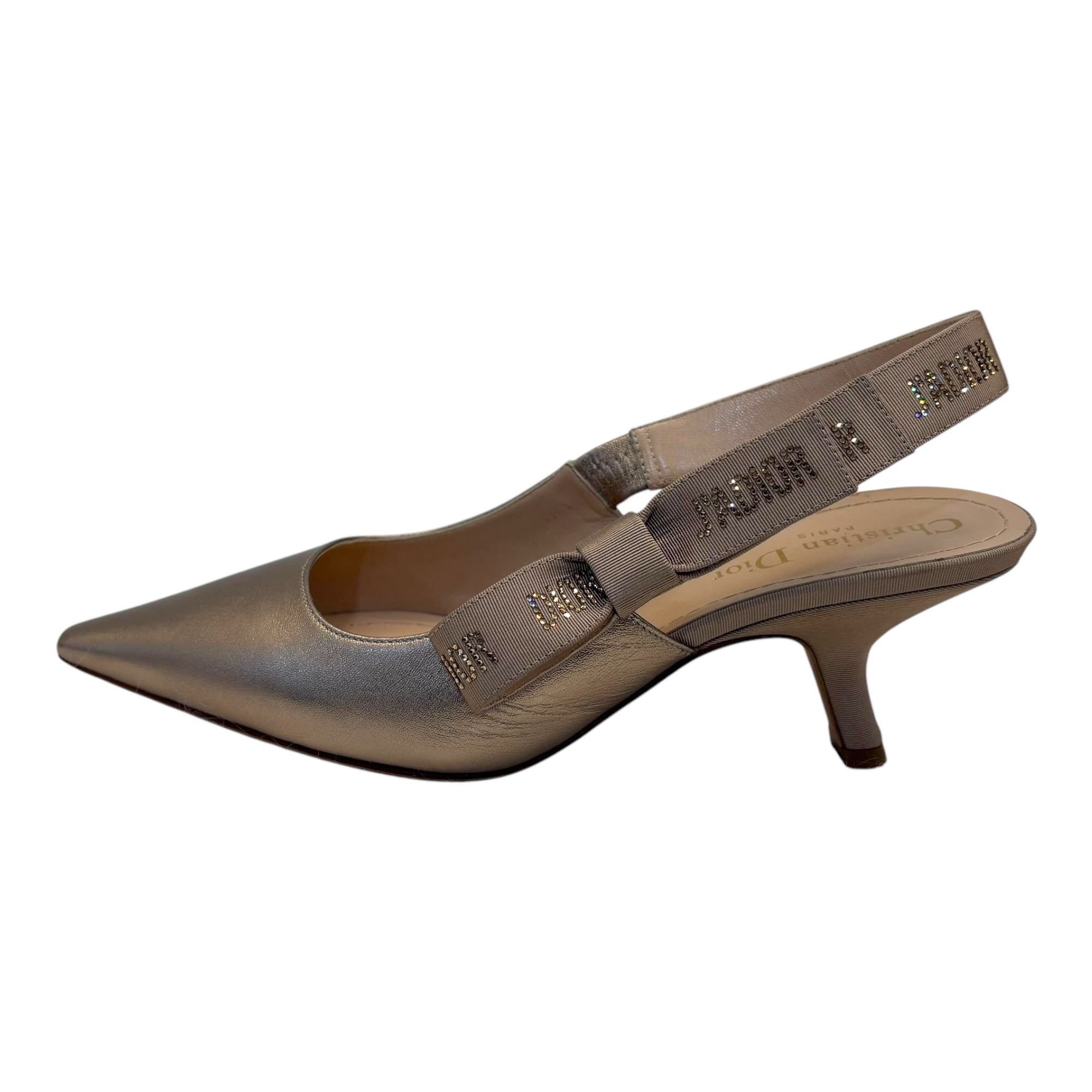Dior Slingbacks Shimmer Strap EU37
