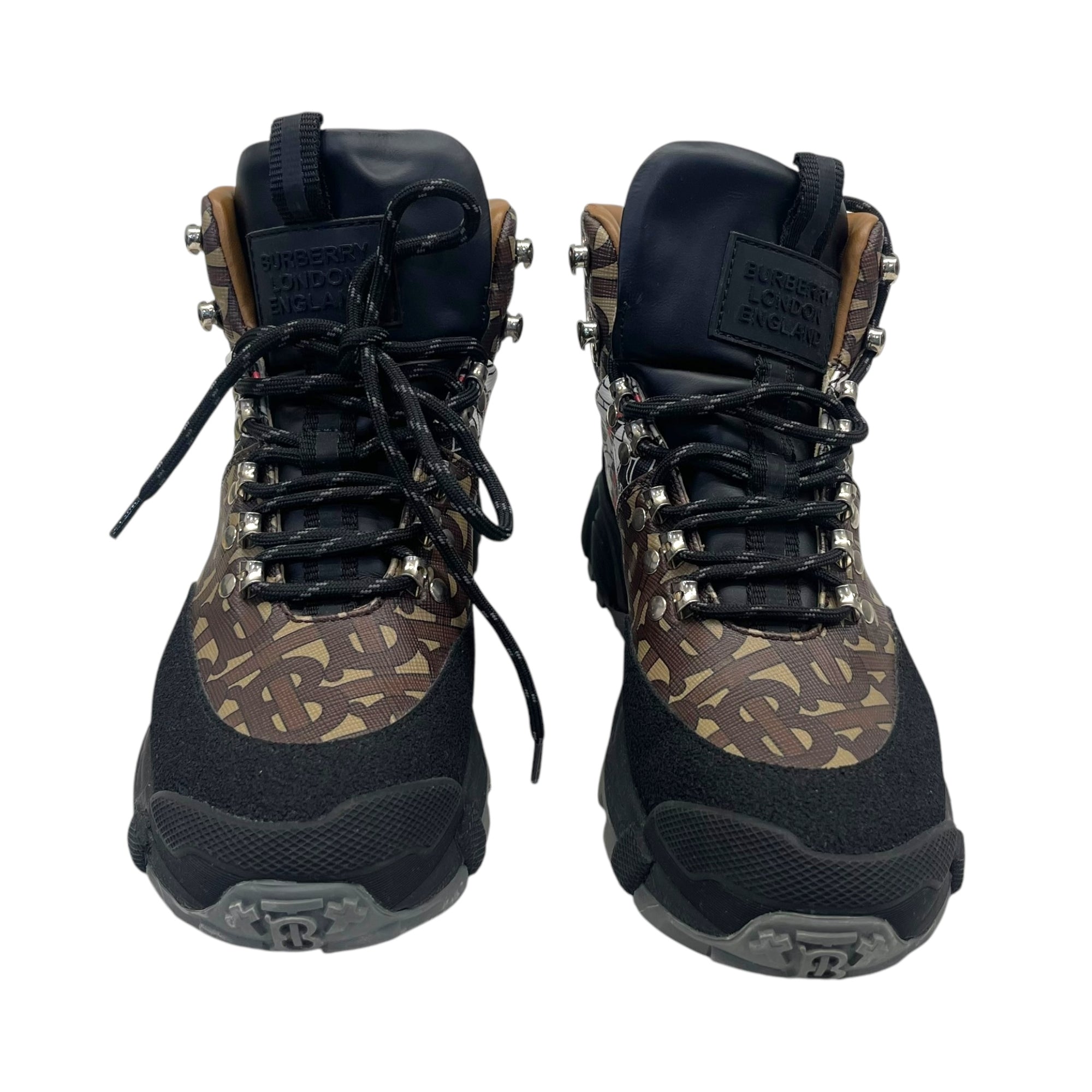 Burberry Monogram Stripe Tor Hiking Boots EU 36.5