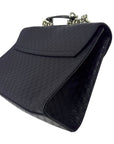 Gucci Emily Black Guccissima Leather Shoulder Bag