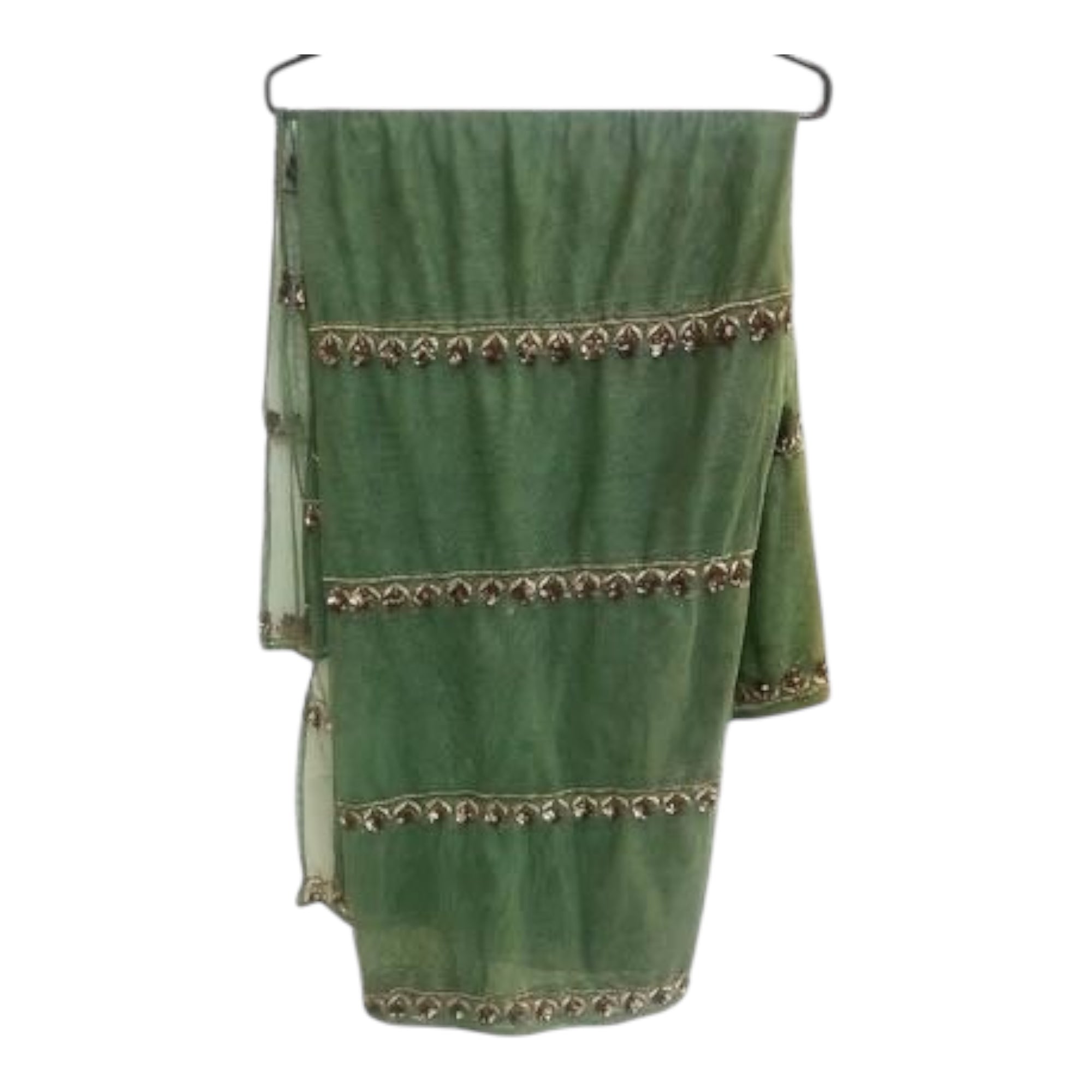 Astha Narang Green Net Anarkali Set Size M