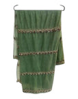 Astha Narang Green Net Anarkali Set Size M