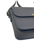 Celine Grey Calfskin Leather Crossbody Bag