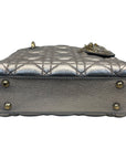 Christian Dior Mini Lady Dior Metallic Cannage Bag