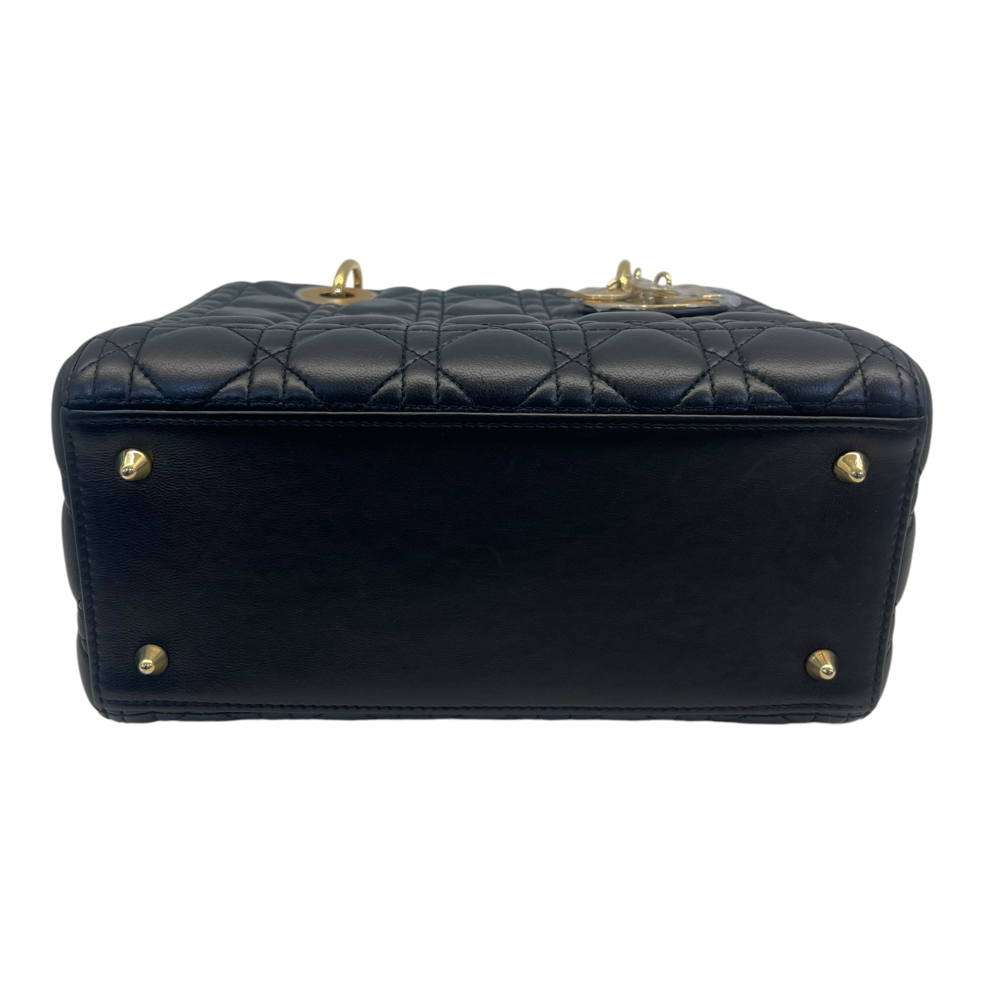Christian Dior Mini Lady Dior Black Cannage Bag