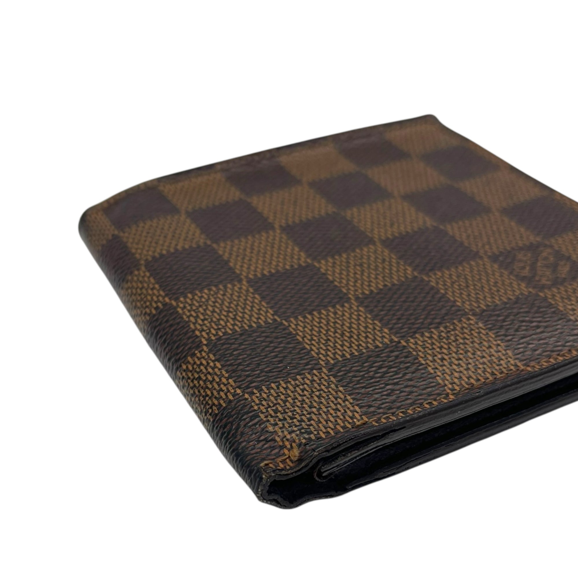 Louis Vuitton Damier Ebene Canvas Marco Wallet