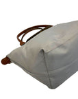 Longchamp White Nylon Small Le Pliage Tote Bag