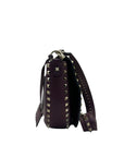 Valentino Rubin Grainy Leather Rockstud Crossbody Bag