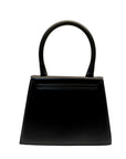 Jacquemus Black Leather Grand Le Chiquito Top Handle Bag