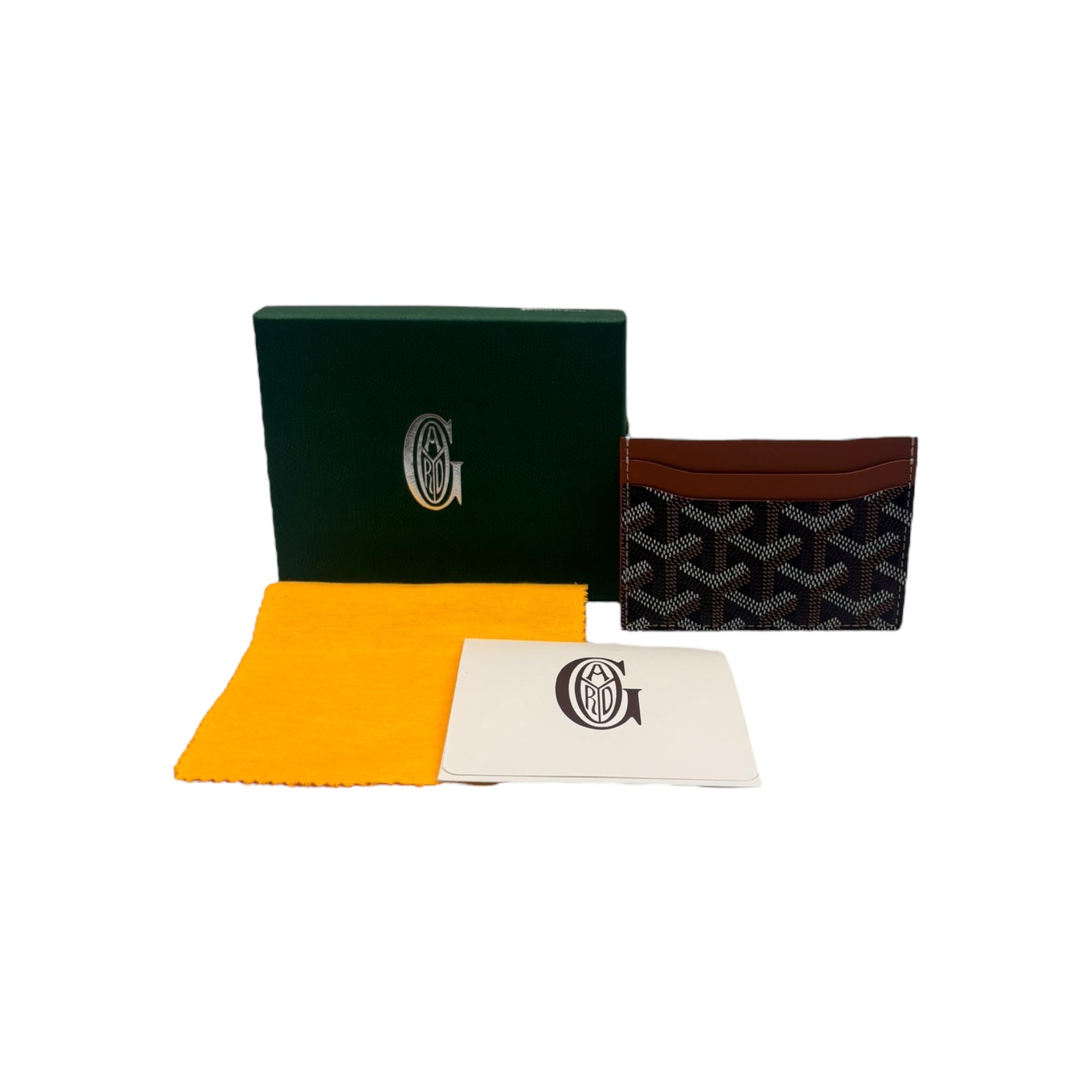 Goyard Saint Sulpice Card Wallet Black & Tan