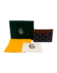 Goyard Saint Sulpice Card Wallet Black & Tan