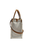 Gucci Mini Tote Bag With Gucci Print Beige Brown