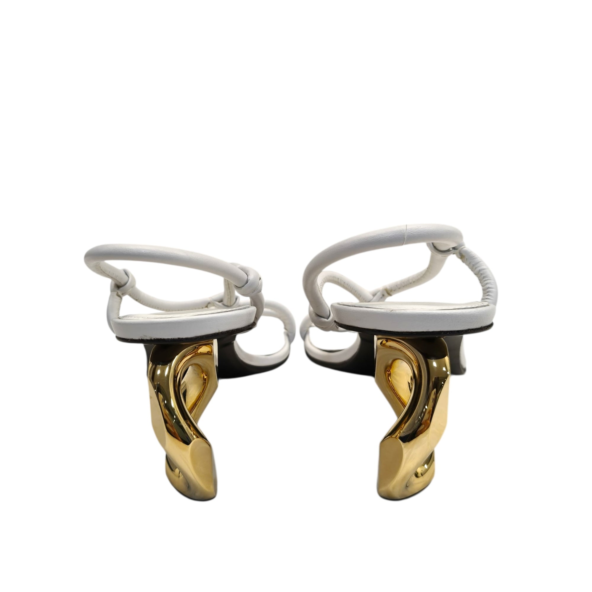 JW Anderson Chain-Heel Strappy Sandals EU 38.5