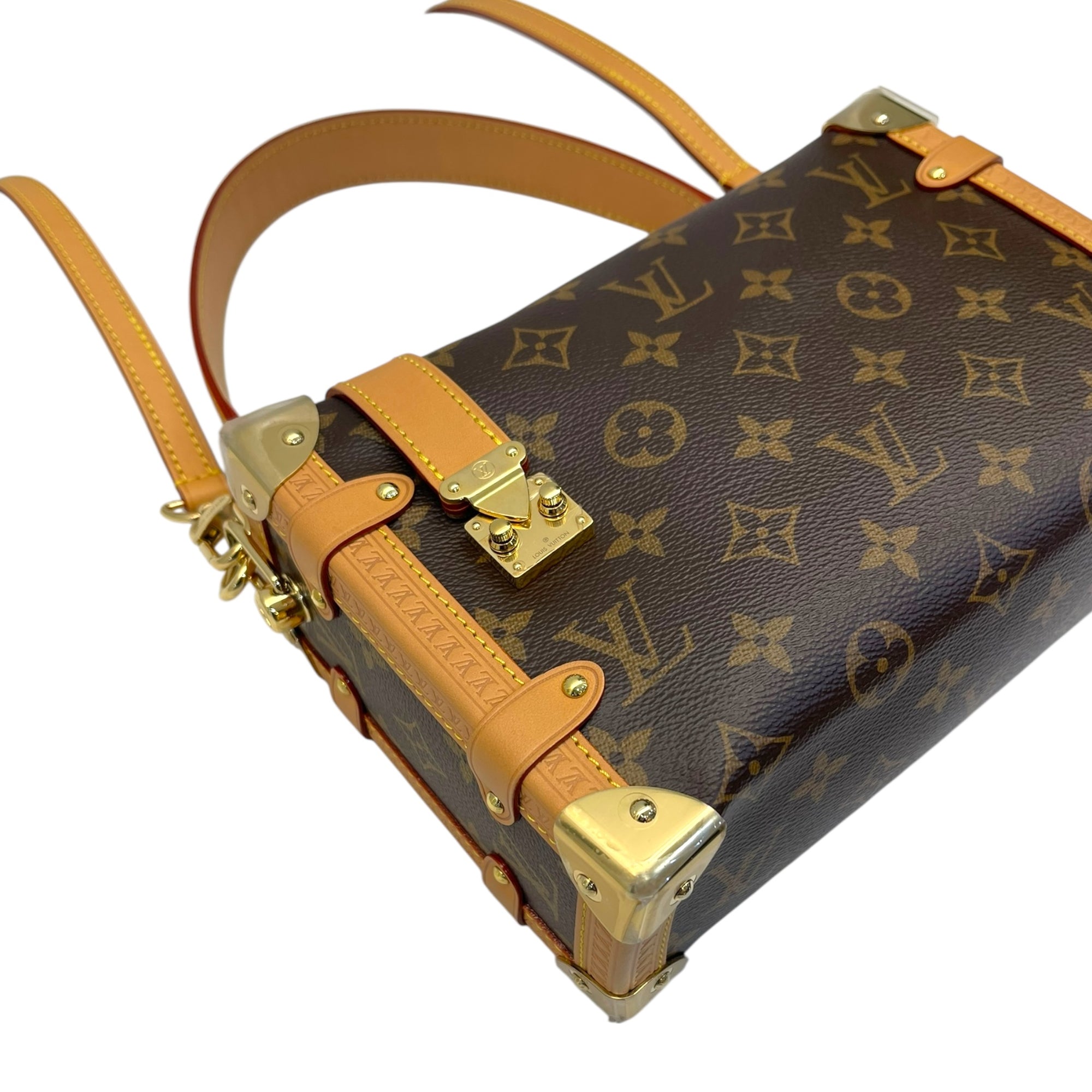 Louis Vuitton Brown Monogram Mini Soft Trunk Shoulder Bag