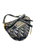 Christian Dior Saddle Bag Dior Oblique Embroidery