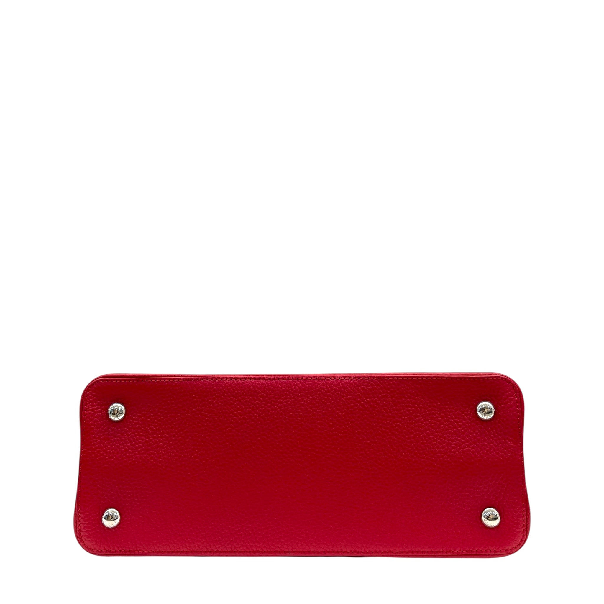 Louis Vuitton Capucines Rubis Taurillon Leather MM Bag