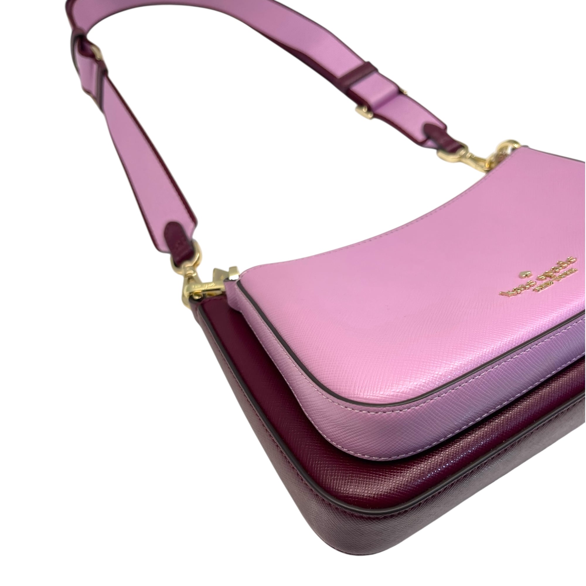 Kate Spade Duet Colorblock Saffiano Leather Small Crossbody