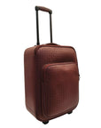 Bottega Veneta Trolley VN Leather Suitcase Red