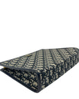 Dior 30 Montaigne Dea Pouch in blue Dior Oblique jacquard