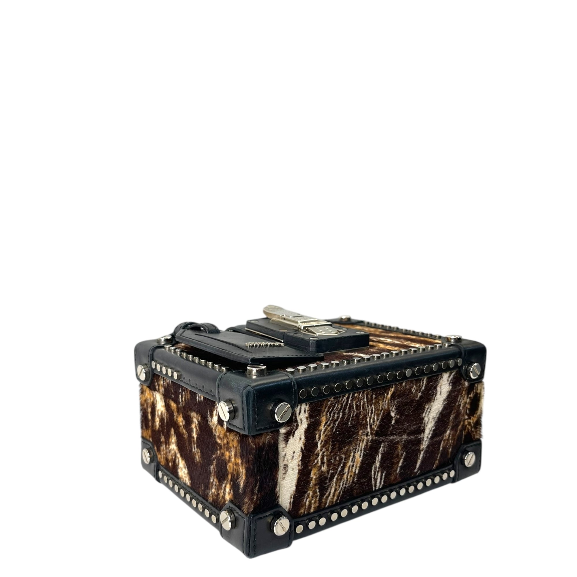 Roberto Cavalli Box Clutch with Chain Sling