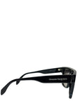 Alexander McQueen Rectangular Sunglasses in Black/Smoke
