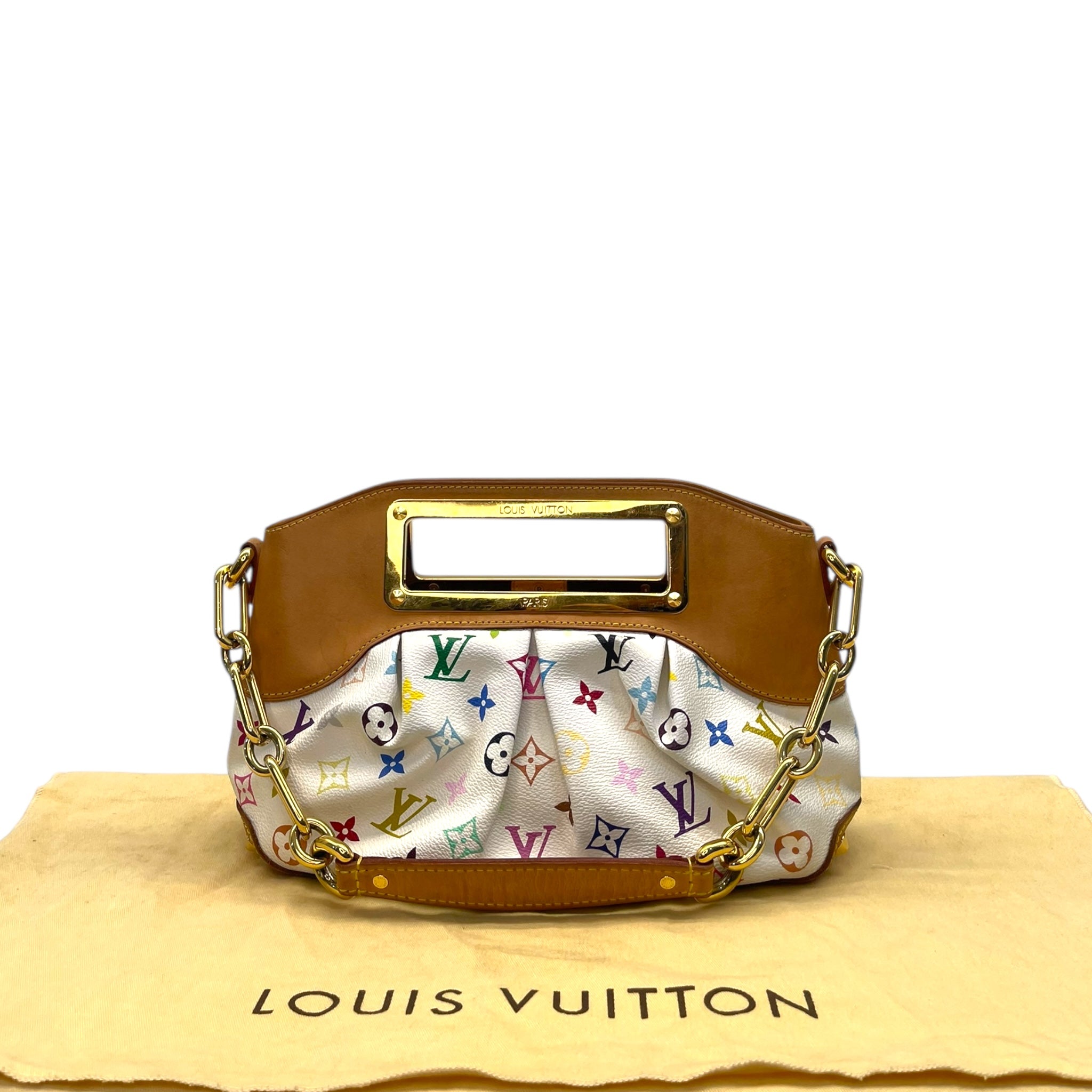 Louis Vuitton Judy MM White Monogram Murakami Multicolored