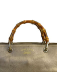 Gucci Bamboo Shopper Medium Leather Tote Bag