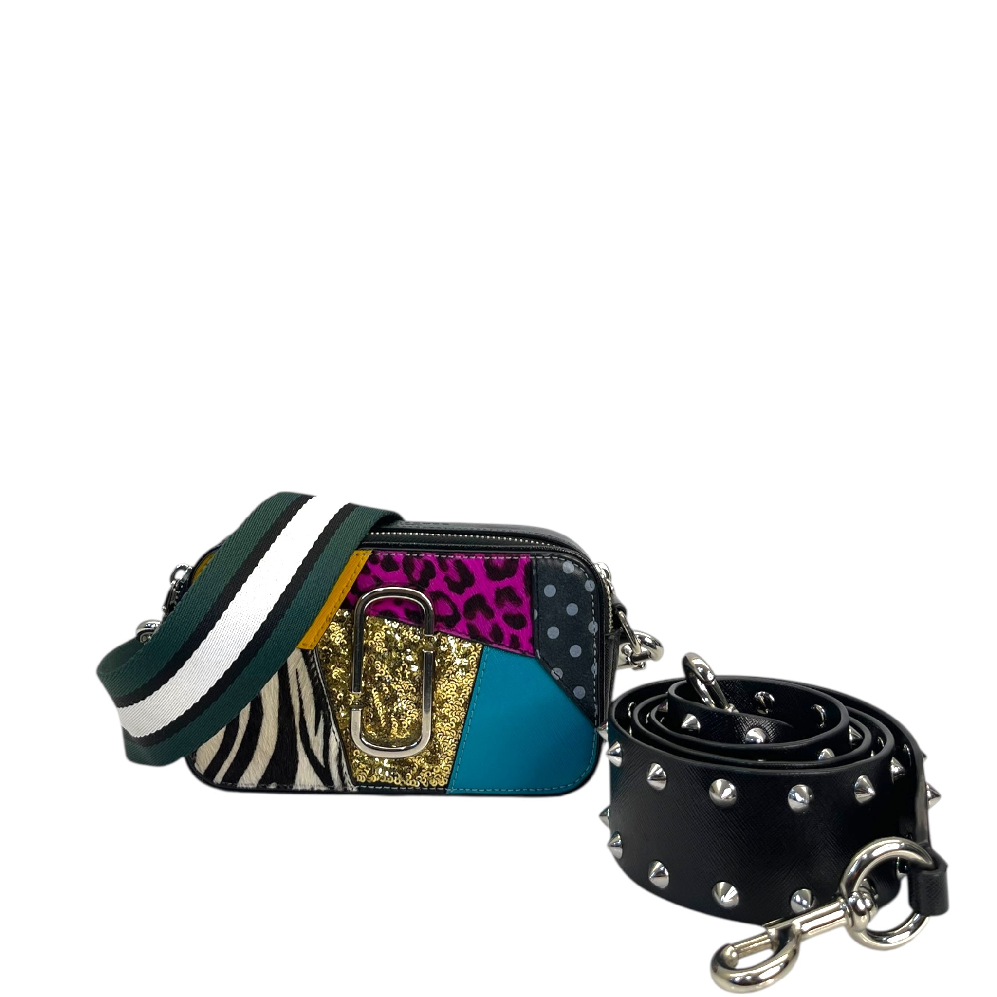 Marc Jacobs Snapshot Punk Patchwork Camera Bag