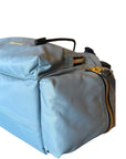 Burberry Rucksack Backpack Light Blue Nylon/Leather
