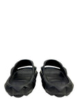 Valentino Roman Stud Turtle Flat Black Rubber Slides EU 38