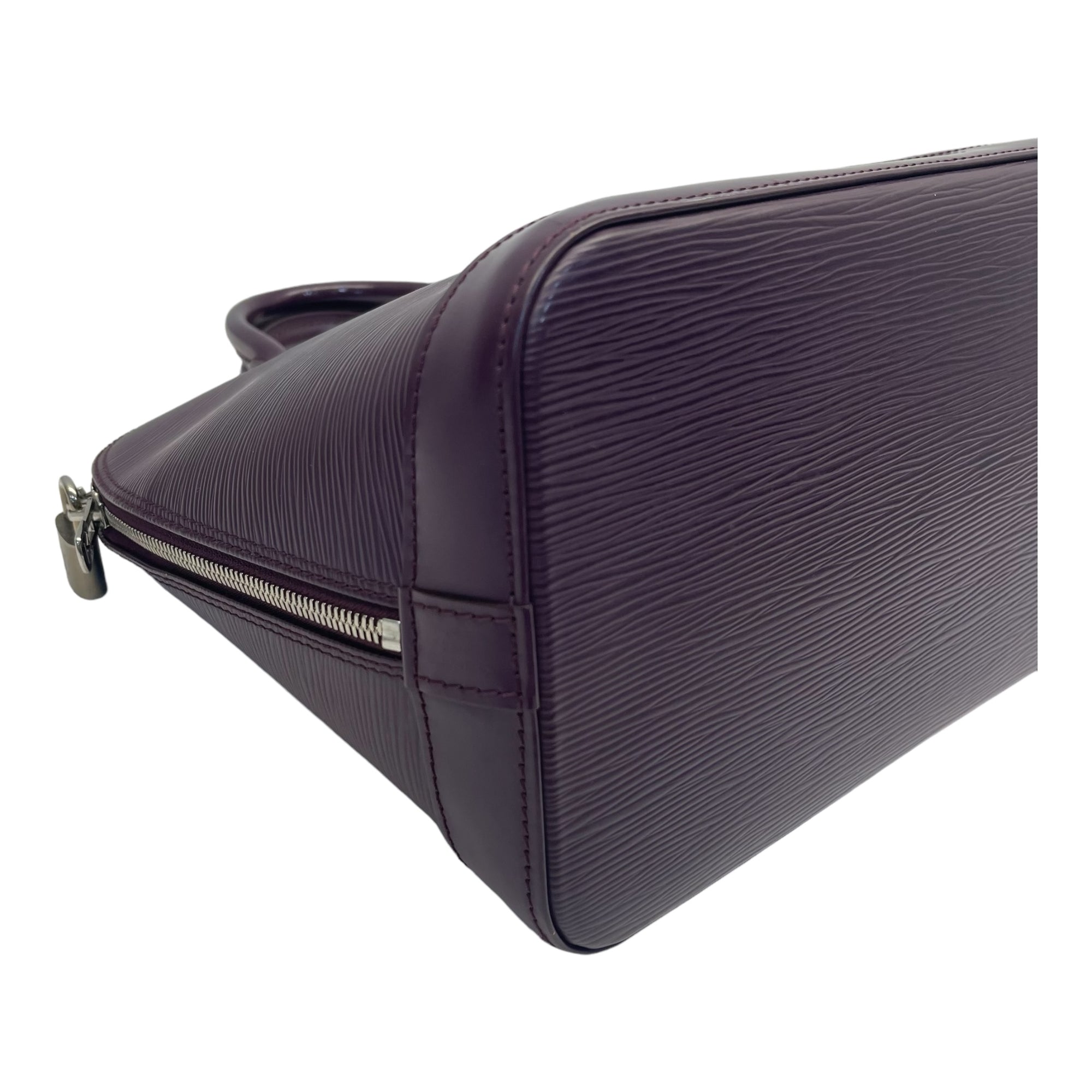 Louis Vuitton Purple Epi Leather Alma PM Bag