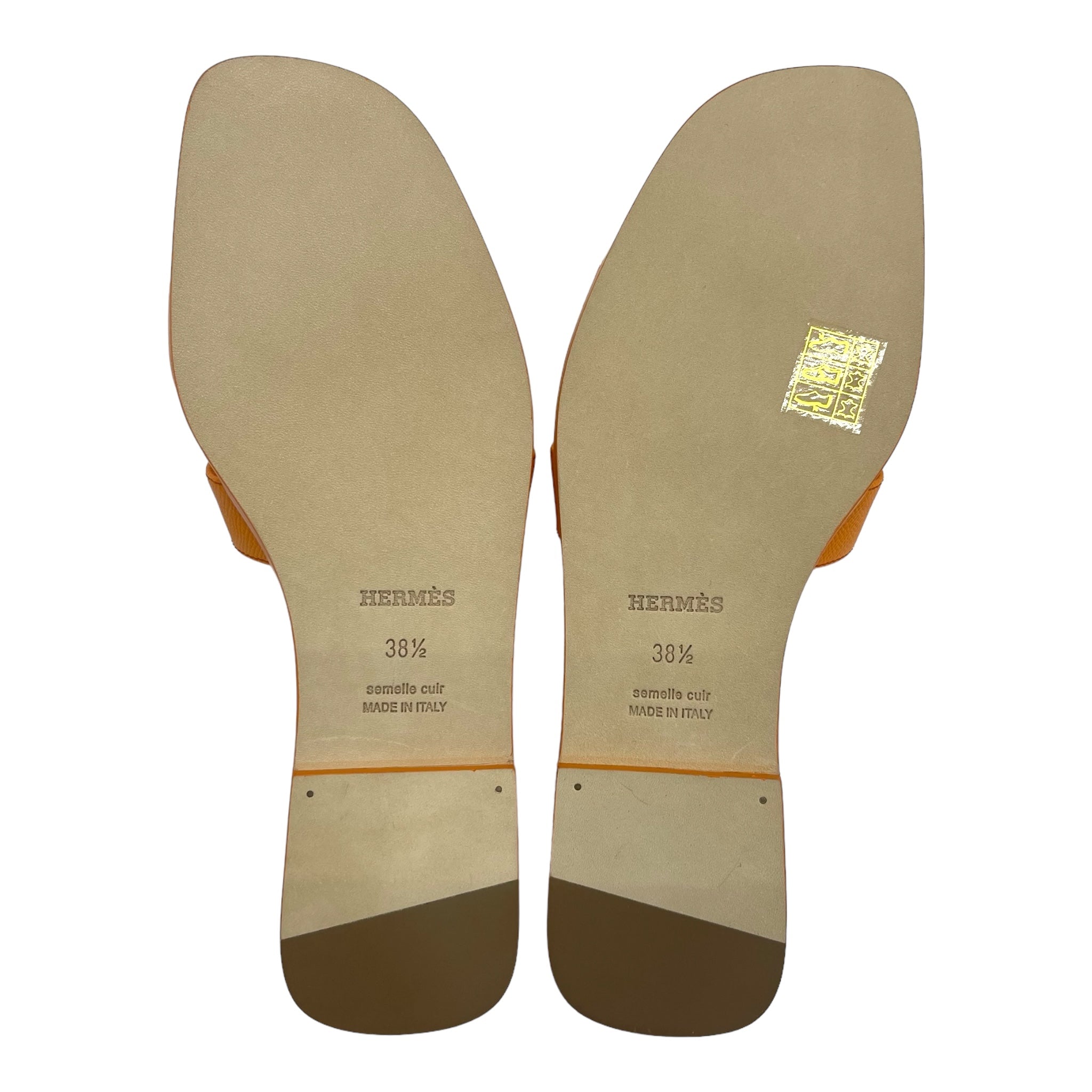 Hermes Oran Sandals Size EU 38.5