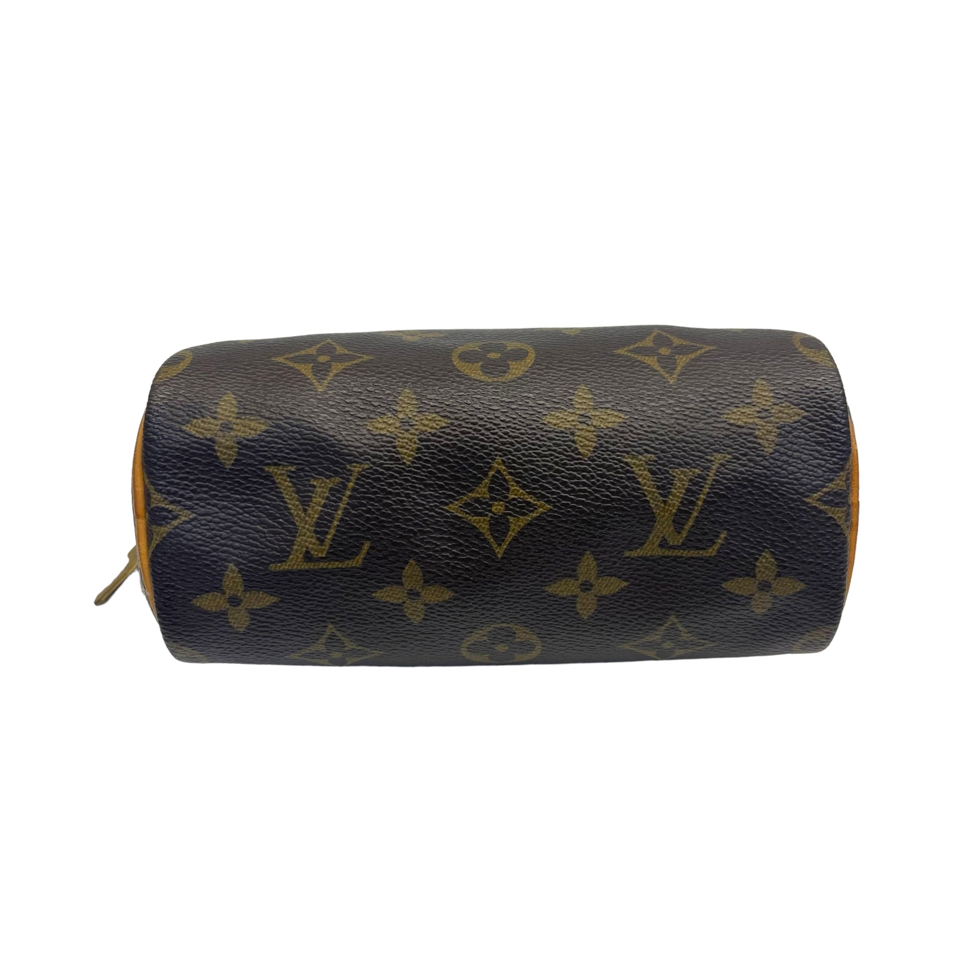 Louis Vuitton Monogram Canvas Nano Speedy Bandouliere Bag