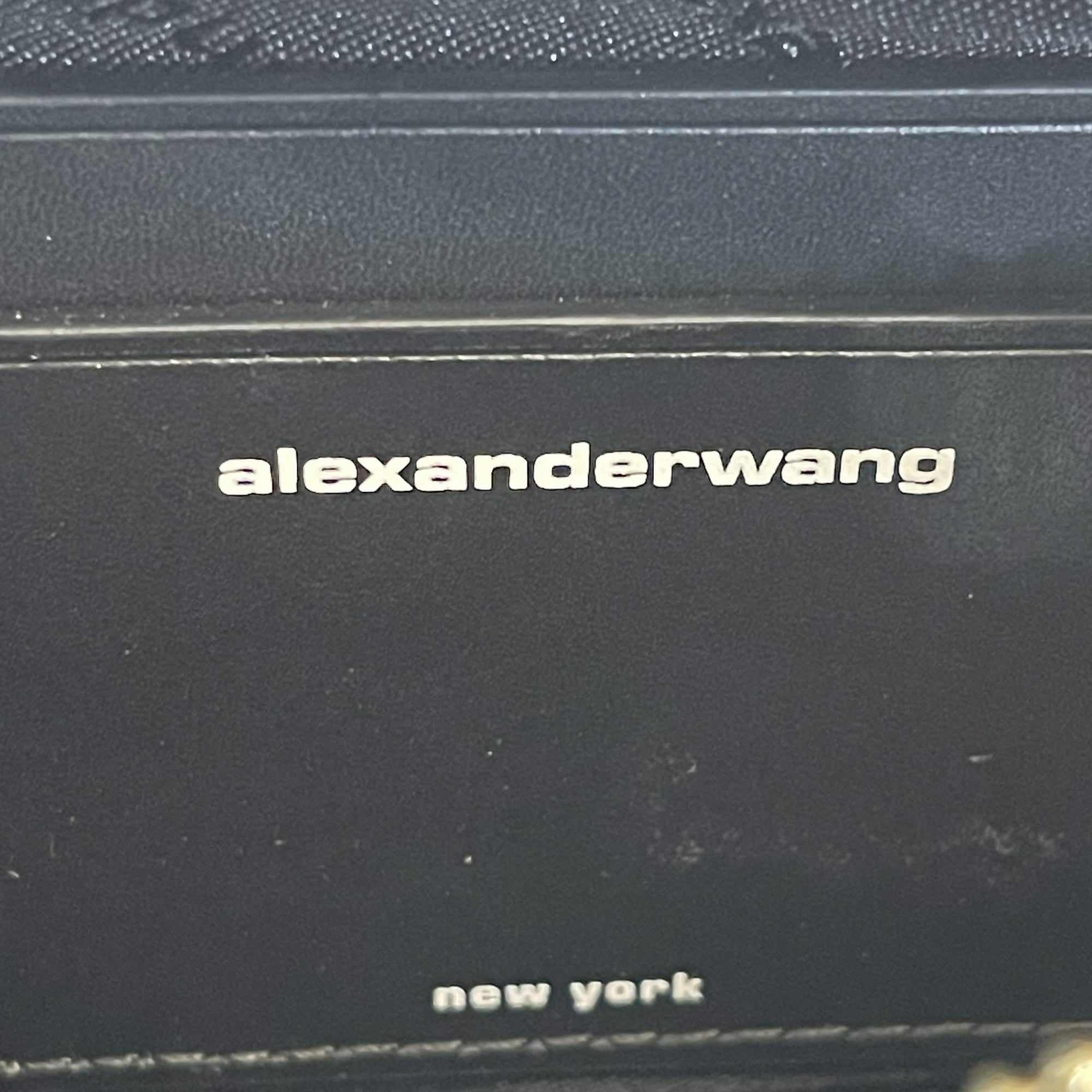 Alexander Wang Heiress Pouch In Crystal Mesh Medium
