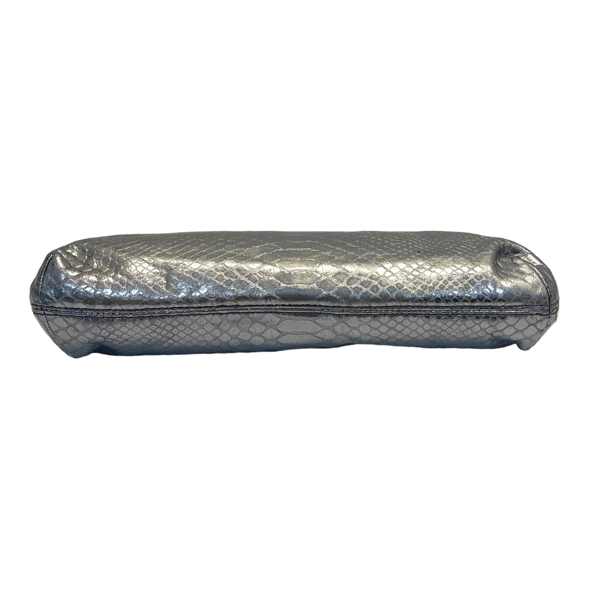 MICHAEL Michael Kors Python Embossed Leather Berkley Clutch