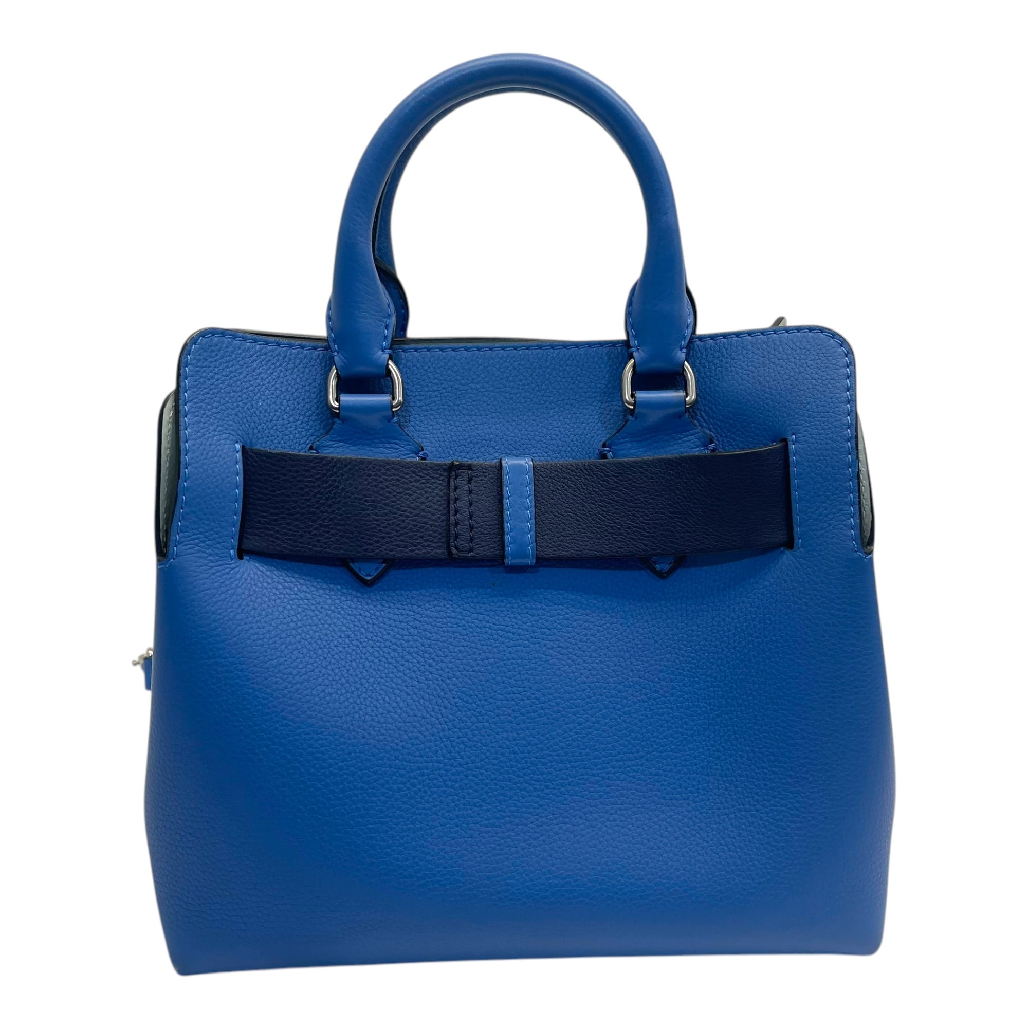 Burberry Hydrangea Blue Leather Small Belt Bag