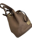 Michael Kors Jules Drawstring Brown Bucket Bag