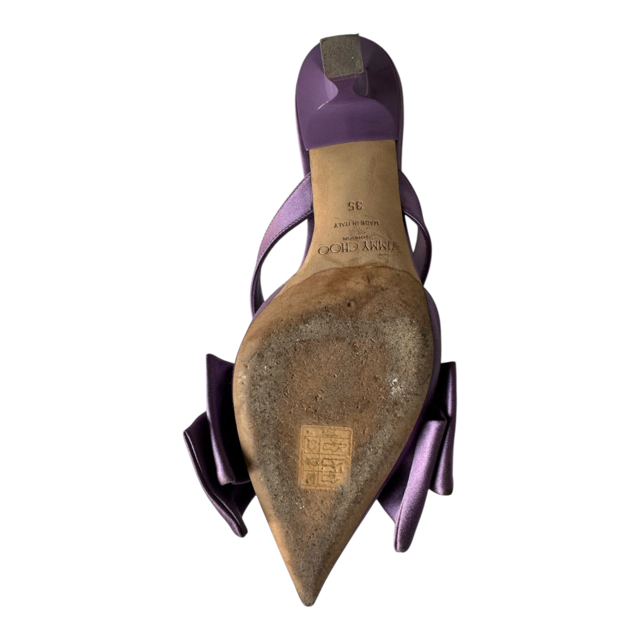 Jimmy Choo Flaca 50 Kitten Heeled Mules EU 35