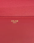 Celine Red Calfskin Leather Crossbody Bag