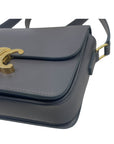 Celine Grey Calfskin Leather Crossbody Bag