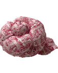 Chanel Camellia Flower Brooch in Pink Fabric