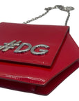 Dolce and Gabbana Red Patent Leather Bag