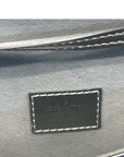 Louis Vuitton Silver Pochette Twin Patent Leather